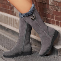 Anne | Gefütterte Stiefel – GRAU
