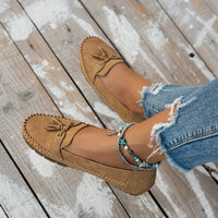 Ingrid - Damen Orthopädische Vintage-Schuhe mit Komfort-Fußbett – Braun