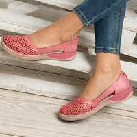 Heidi-Mode - Priestly orthopädische hohle Sandalen – Rot