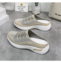 Quenby - Slip-On-Sneaker aus Strick, komfortable Passform – Beige