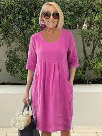 Fischer & Wagner | Lisa – Sommerkleid mit Taschen – Rosa