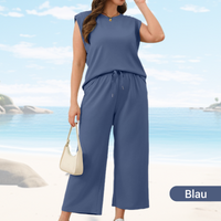 Dagmar™ Müheloser Schicker Outfit – Blau