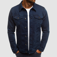 Alexander | Herren Klassische Strapazierfähige Baumwolljacke – Marine