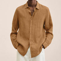 Amadeus | Damen Langarm Hemd – Beige