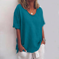 Anna | Bequeme locker geschnittene Bluse – Dunkelblau