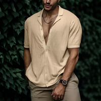 Anselm | Herren Sommerhemd modern geschnitten – Khaki