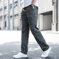 Lukas | Moderne Herren-Cargohose für Alltag & Freizeit – Militärgrün