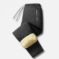 DENIZ - THERMOHOSE MIT FLEECEFUTTER – Schwarz
