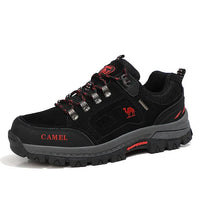 Herren Schnüren Wandern Winterschuhe – Schwarz