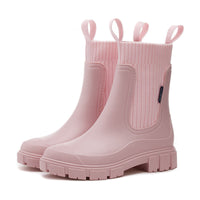 Heidi-Mode | Gummistiefel - Wasserdicht mit Antirutschsohle, Perfekt für Regenwetter – Rosa