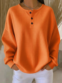 Snuvé™ - Einzelnes Sweatshirt mit Rundhalsausschnitt – Orange
