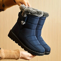 Yielitha | Wasserdichte Anti-Rutsch-Winterstiefel – Blau