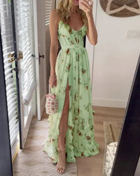 Hazel - Blumenkleid – Grün