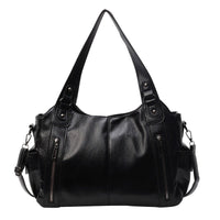 SIBYLLE - ELEGANTE SCHULTERTASCHE – Schwarz