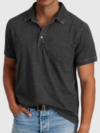 Bastian | Herren Kurzarm Poloshirt Regular Fit – Schwarz