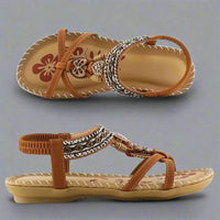 Apollonia | Premium Sandalen mit Soft-Sohle für maximalen Komfort – Karamell