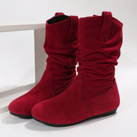 Eyora | Weich gefütterte warme Stiefelette – Komfort und Stil für kalte Tage – Rot