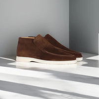 Ben | Herren Lässig Slip-On Slipper – Braun