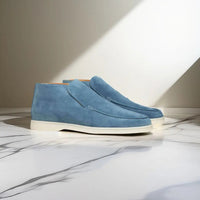 Ben | Herren Lässig Slip-On Slipper – Blau