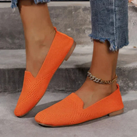 Bequeme Schlupfschuhe für Damen | Sommer – Orange