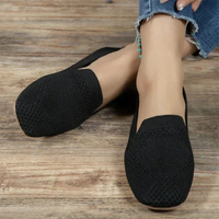 Bequeme Schlupfschuhe für Damen | Sommer – Schwarz