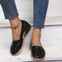 Bequeme Walking-Schuhe für Damen | Sommer – Schwarz