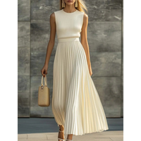 Bernadette | Elegantes Rock-und-Blusen-Set – Creme
