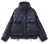 Kylene | Manteljacke mit Taschen – Dunkelblau