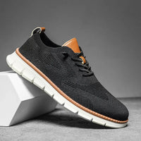 Mark | Herren Komfort Walking Sneaker – Schwarz