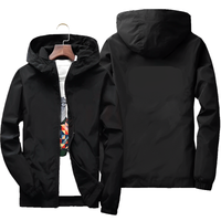 HARRY| Windbreaker-Jacke für Männer – Schwarz