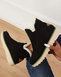 Poina | Stylische Ankle Boots mit weichem Futter für Herbst und Winter – Schwarz