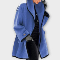 Sherry - Eleganter Trench Mantel – Blau