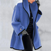 Maria | Elegante und trendige Fleecejacke – Blau