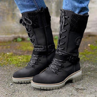 Eyvara | Bequeme Stiefel mit rutschfester Sohle – Schwarz