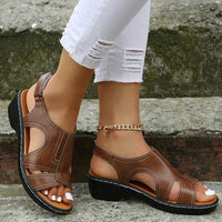 Jolie | Orthopädische Ledersandalen™ – Braun