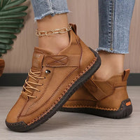 Franziska | Damen Lässig Orthopädische Sneaker – Braun