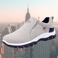 Bruno | Herren Slip-On Schuhe mit Dämpfung – Grau