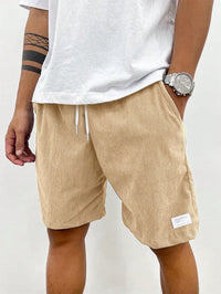 Bruno | Herren Sommer Shorts mit Kordelzug – Beige