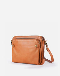 Kim | Hochwertige Ledertasche – Braun