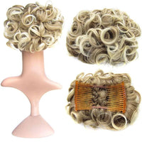 HerHair lockiger Dutt Band – Strand Blond