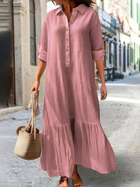 Klara | Elegantes Sommerkleid – Rosa