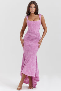 Gracie | Bodycon Hochzeitsgastkleid – Rosa
