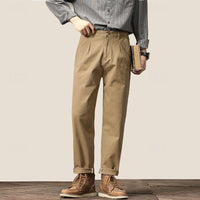 NORMAN - GERADE GESCHNITTENE HOSE – Khaki
