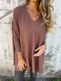 Anna™ | Eleganter Pullover – Braun