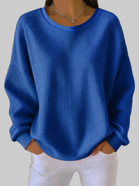 Camille | Leichter Sommerpullover – Blau