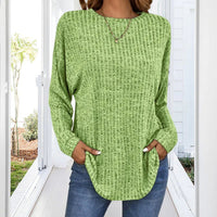 ERNESTINE - ÜBERGROSSES STRICKPULLOVER – Grün