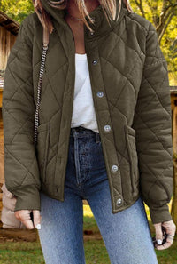 Eythira | Modische und stilvolle Steppjacke – Oliv