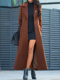 Heidi-Mode | Damen Wollmantel – Braun