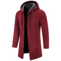 Damion | Slim-Fit-Hoodie – Burgunder