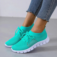 Damen atmungsaktive Sportschuhe | lauf – Türkis